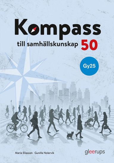 bokomslag Kompass till samhällskunskap 50, bok, Gy 25