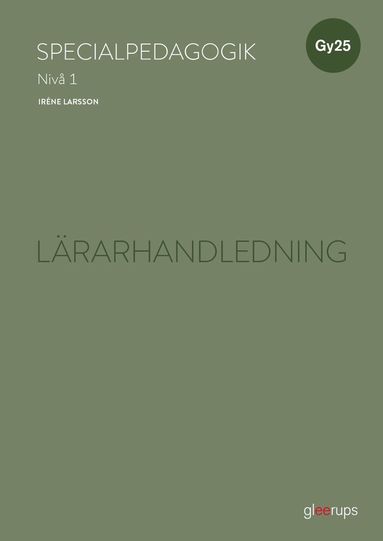 bokomslag Specialpedagogik 1, lärarhandledning, Gy25