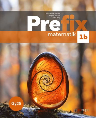 bokomslag Prefix matematik 1b, bok, Gy25