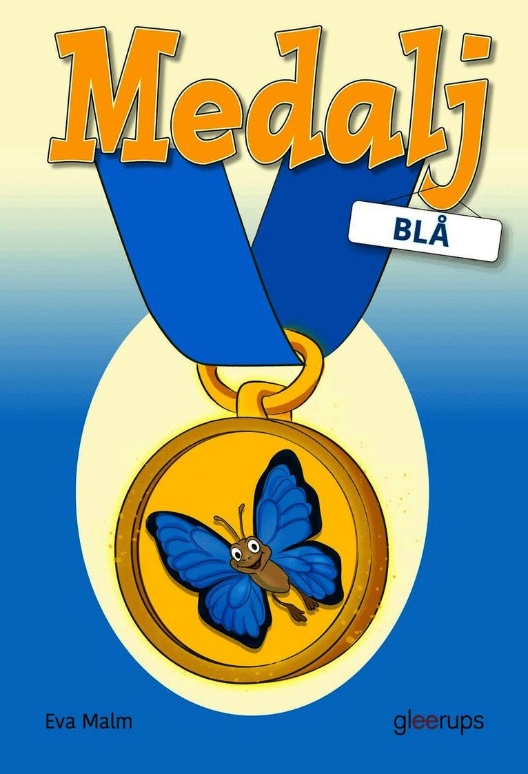 Medalj blå, svenska