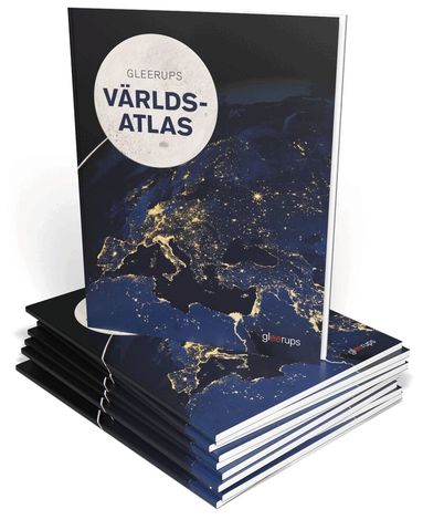 Gleerups - Gleerups Världsatlas, 30 ex, Inbunden