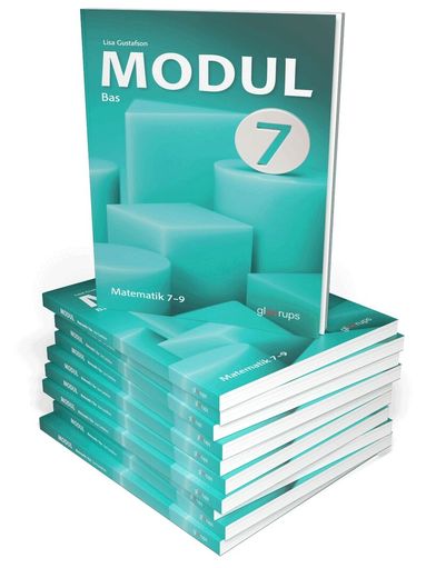 Lisa Gustafson - Modul matematik 7, bas, 10 ex, Häftad