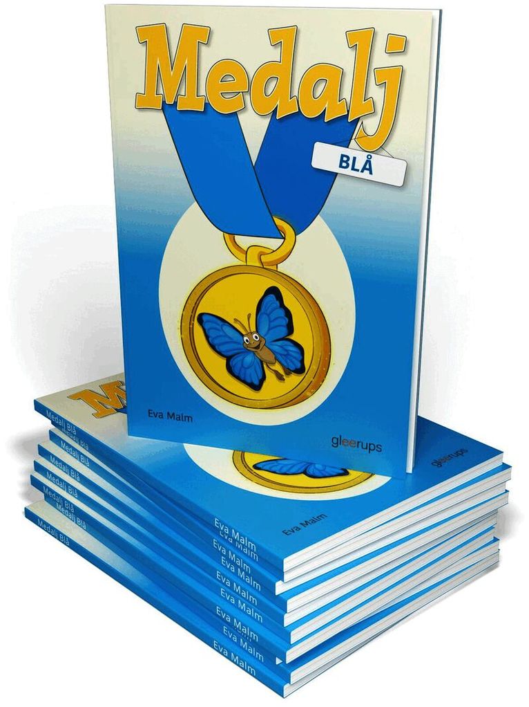 Medalj blå, svenska, 10 ex