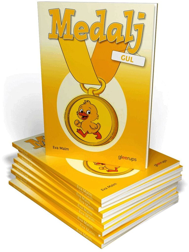 Medalj gul, svenska, 10 ex