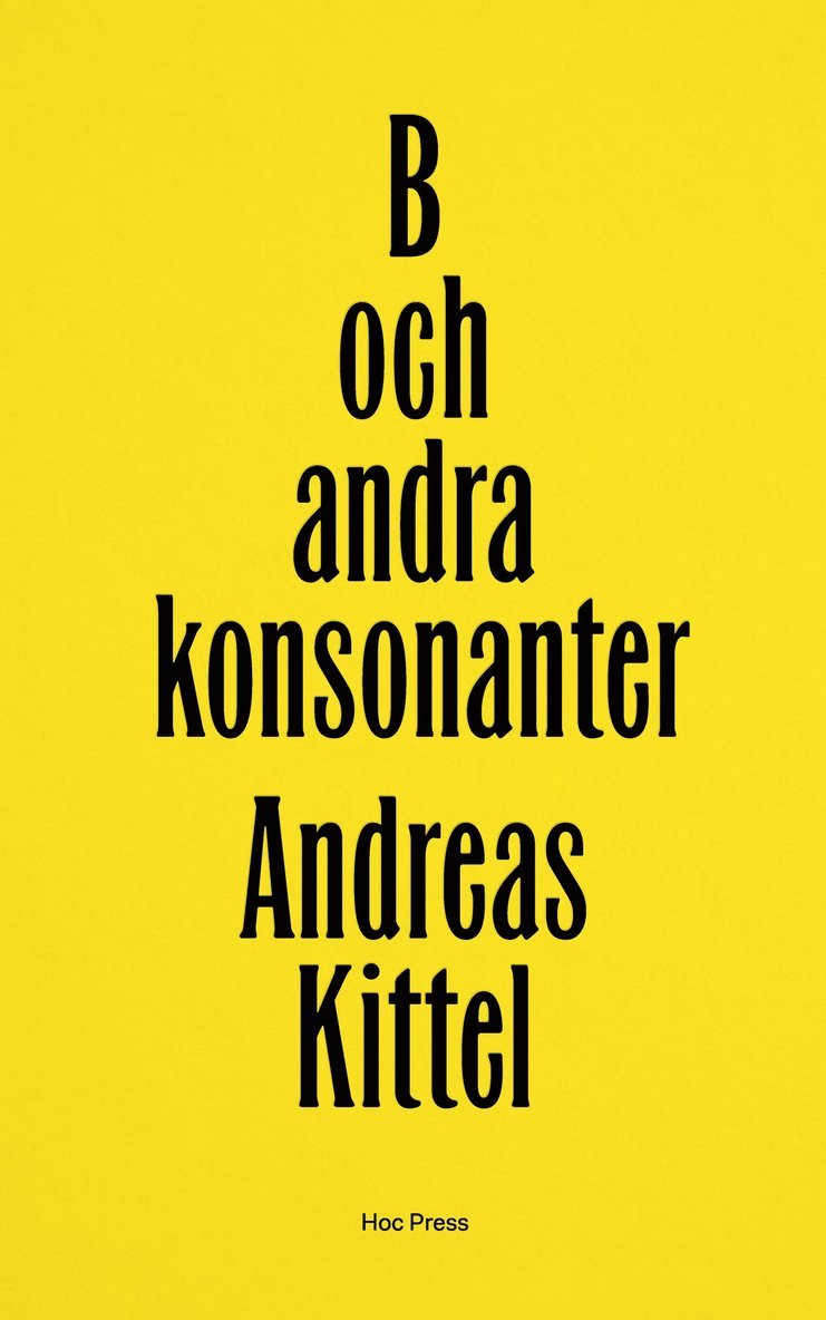 B och andra konsonanter 1