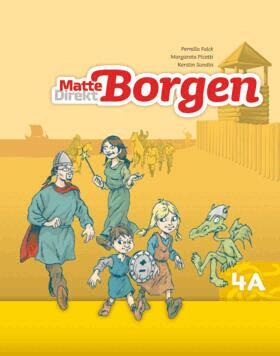 Margareta Picetti, Pernilla Falck, Kerstin Sundin - Matte Direkt Borgen Grundbok 4A Ny upplaga, Häftad
