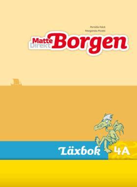 Margareta Picetti, Pernilla Falck - Matte Direkt Borgen Läxbok 4A Ny upplaga, Häftad