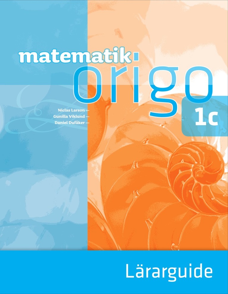 Matematik Origo 1c Lärarguide 1
