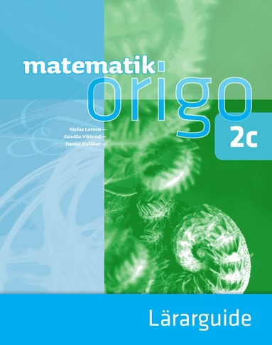 bokomslag Matematik Origo 2c Lärarguide