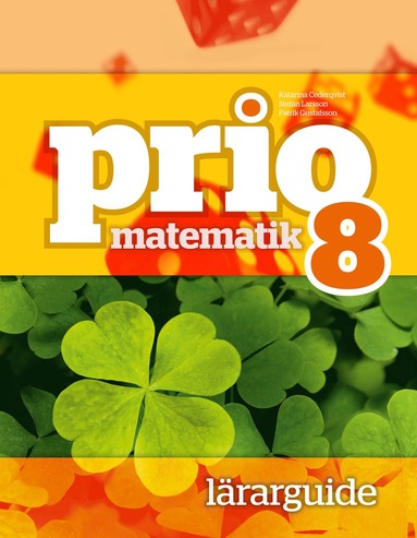 bokomslag Prio Matematik 8 Lärarguide