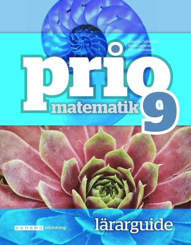 bokomslag Prio Matematik 9 Lärarguide