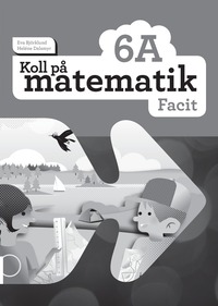 bokomslag Koll på matematik 6A Facit (5-pack)
