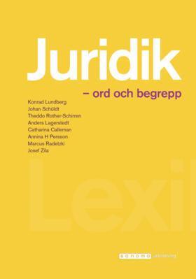 bokomslag Juridik - ord och begrepp