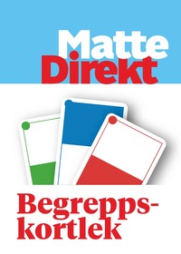 bokomslag Matte Direkt 8 Begreppskortlek Blå 5-pack