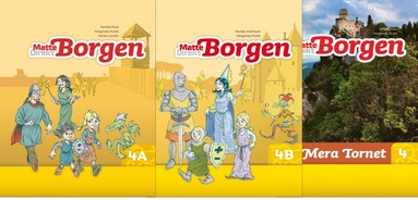 bokomslag Matte Direkt Borgen 4 Grundbok A+B, Mera Tornet