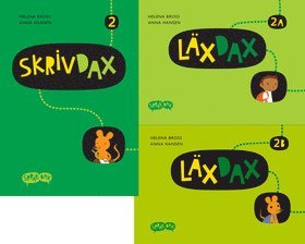 SkrivDax/LäxDax 2 elevpaket läsår, 1ex SkrivDax & 1ex LäxDax A & B 1