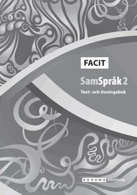 bokomslag SamSpråk 2 : facit text + övn.bok