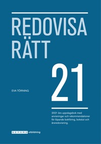 bokomslag Redovisa Rätt 2021