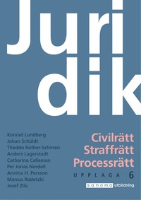 bokomslag Juridik - civilrätt, straffrätt, processrätt upplaga 6