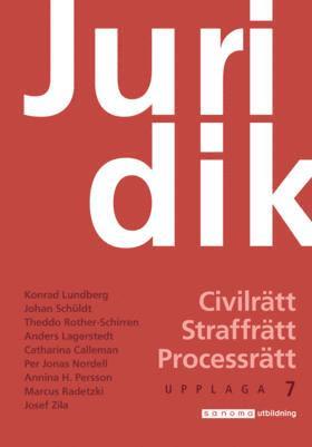bokomslag Juridik - Civilrätt, straffrätt, processrätt, upplaga 7