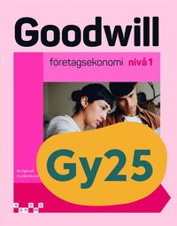 bokomslag Goodwill Företagsekonomi nivå 1 Textbok