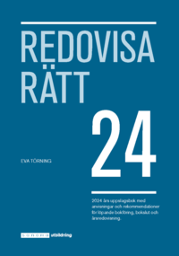 bokomslag Redovisa rätt 2024