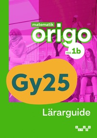 bokomslag Matematik Origo nivå 1b Lärarguide