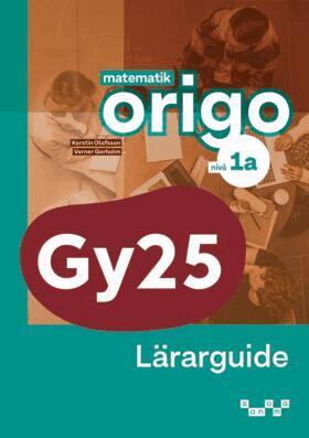 Verner Gerholm, Kerstin Olofsson - Matematik Origo nivå 1a Lärarguide, Häftad