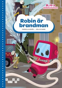 bokomslag Robin är brandman, blå nivå