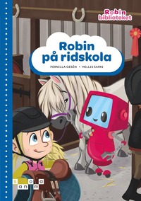 bokomslag Robin på ridskola, blå nivå