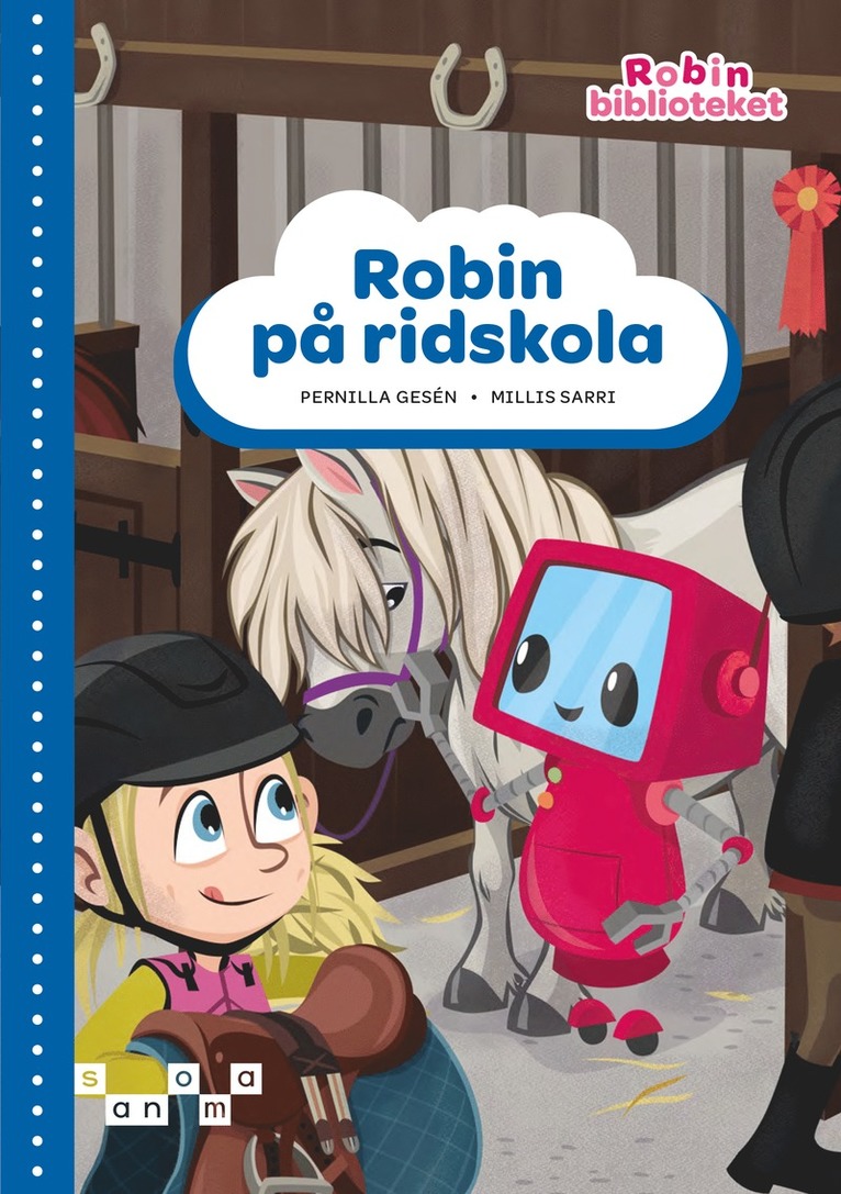 Robin på ridskola, blå nivå 1