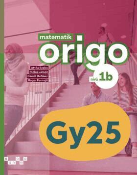 Attila Szabo, Niclas Larson, Daniel Dufåker, Roger Fermsjö - Matematik Origo nivå 1b, Häftad