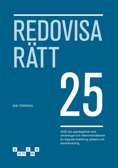 bokomslag Redovisa Rätt 2025