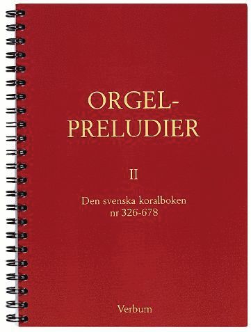 Orgelpreludier 2, Häftad