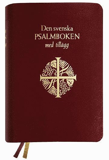 Den svenska psalmboken med tillägg (presentpsalmbok, guldsnitt) 1