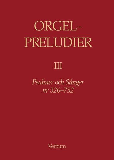bokomslag Orgelpreludier 3