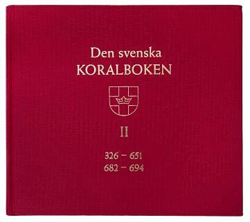 Den svenska koralboken, del II, Inbunden