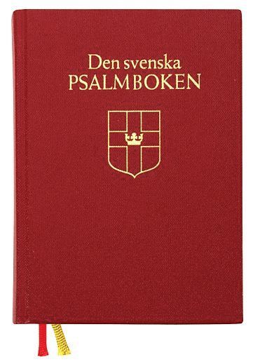 Den svenska psalmboken (bänkpsalmbok - röd) 1
