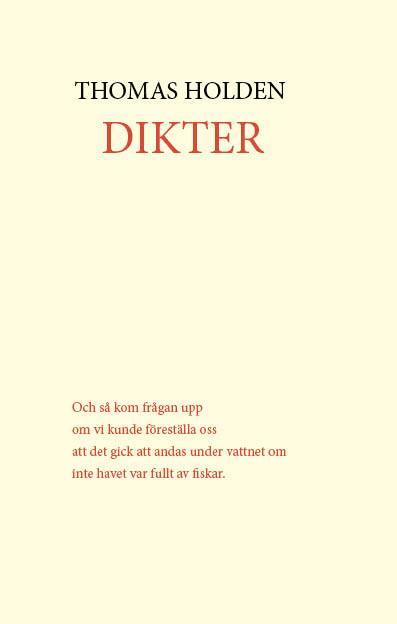 Thomas Holden - Thomas Holden - Dikter, Pocket