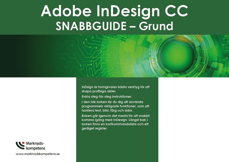 Adobe InDesign CC snabbguide - grund 1