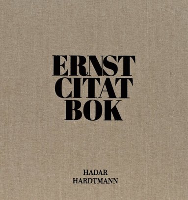 bokomslag Ernst citatbok