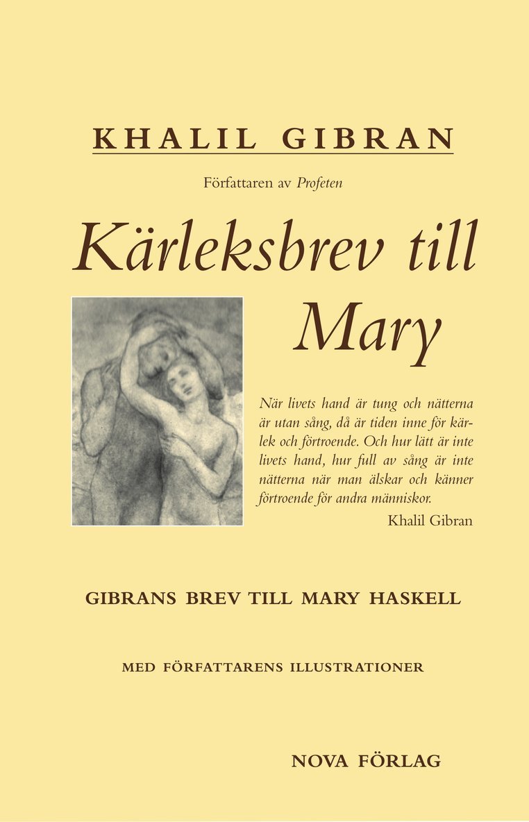 Kärleksbrev till Mary : Gibrans brev till Mary Haskell 1