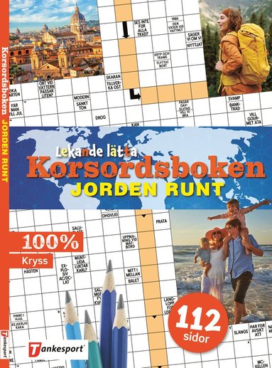 bokomslag Lekande lätta korsordsboken : Jorden runt