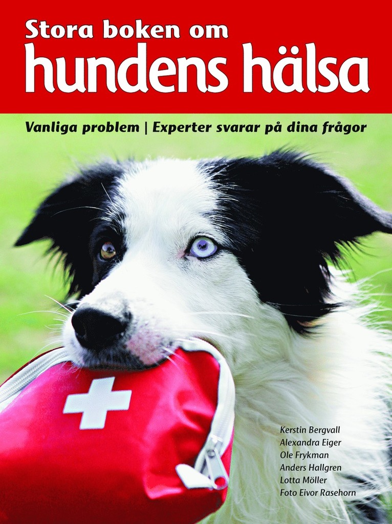 Kerstin Bergvall, Lotta Möller, Ole Frykman, Alexandra Eiger, Anders Hallgren - Stora boken om hundens hälsa, Inbunden