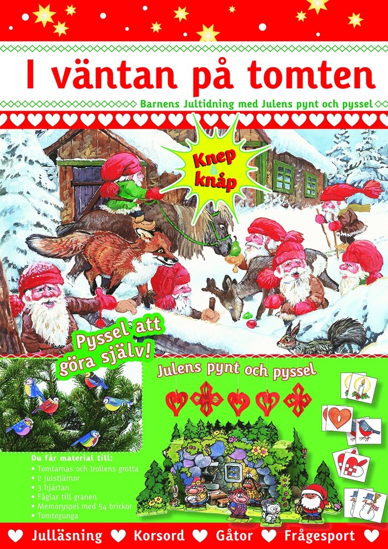 I väntan på tomten : barnens jultidning med julens pynt och pyssel
