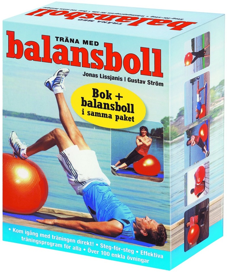 Jonas Lissjanis, Gustav Ström - Träna med balansboll (bok+kartong), Häftad