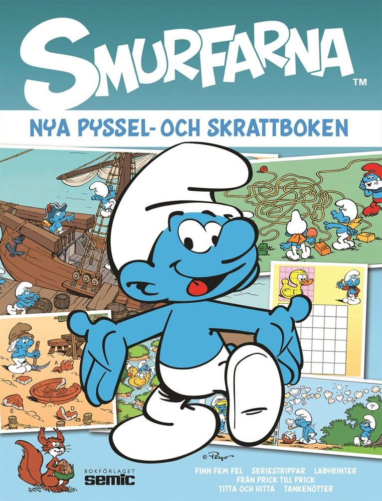 Smurfarna : nya pyssel- och skrattboken