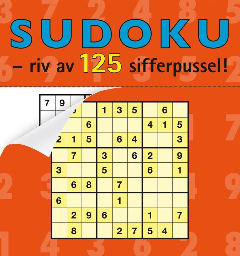 Sudoku : riv av 125 sifferpussel!, Häftad