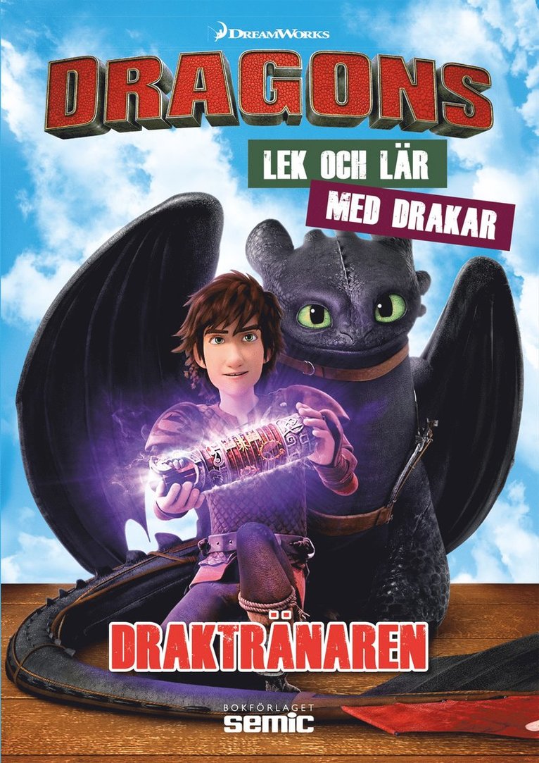 Draktränaren. Lek och lär med drakar, Häftad