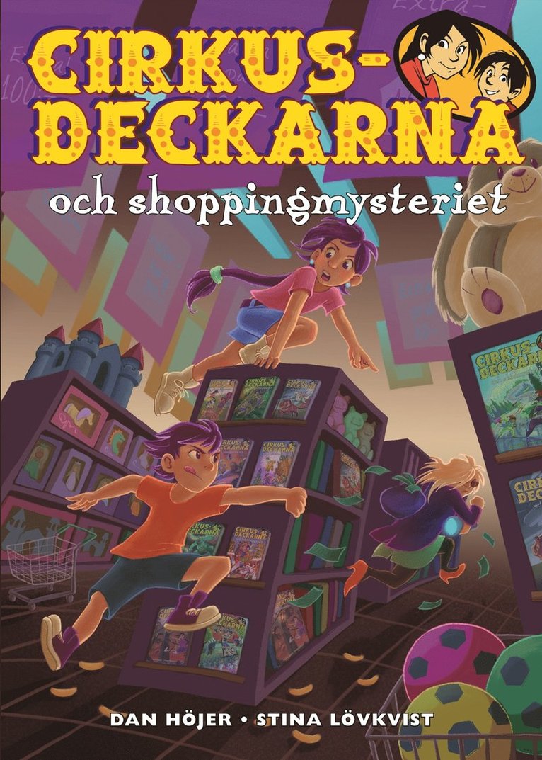 Dan Höjer - Cirkusdeckarna och shoppingmysteriet, Kartonnage